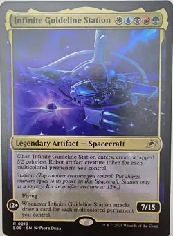 MTG Epic 5-Color Artifact Commander Deck-Infinite Guideline Station-Robot Army - Image 1