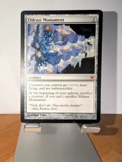 MTG Eldrazi Monument #199 Zendikar Regular Mythic Rare Magic The Gathering LP - Image 1