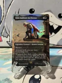 Ezio Auditore da Firenze 0113 (Borderless Foil) MTG: Assassins Creed (NM/M) - Image 1