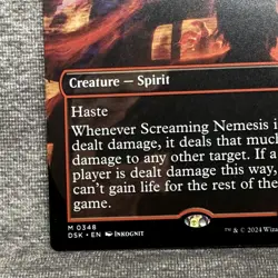 Screaming Nemesis (Borderless) - Duskmourn (DSK) #348 MTG NM Non-Foil - Image 4