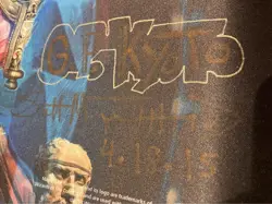 Mtg Dark Confident Playmat Sketched By The Artist Himself Signed - Image 3