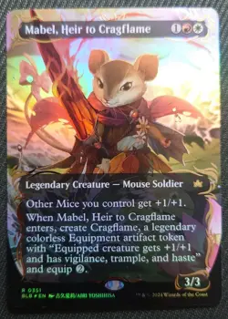 Mtg Raised Foil Iwayama En Successor Mable Anime Borderless Version Blb - Image 1