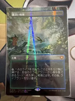Mtg Misty Rainforest/ Rainforest Dragon Scale Foil - Image 1