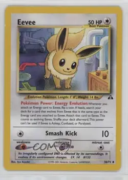 Eevee Pokemon Neo Discovery #38 2001 - Image 1