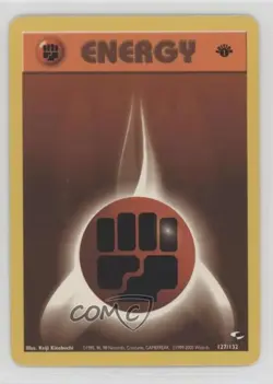 Fighting Energy 1st Ed. Pokemon Gym Heroes #127 2000 - Image 1