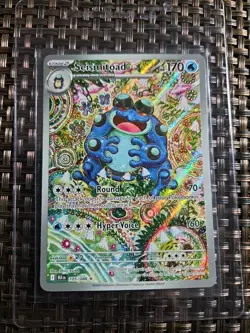 Seismitoad 105/086 - Pokemon Black Bolt Illustration Rare - Image 1