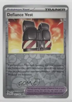 Defiance Vest Reverse Foil Pokemon Scarlet & Violet Paradox Rift (PAREN) #162 - Image 1