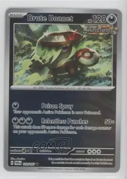 Brute Bonnet Reverse Foil Pokemon SV06: Twilight Masquerade #118 - Image 1