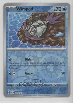 Wimpod Reverse Foil Pokemon Scarlet & Violet Paradox Rift (PAREN) #047 - Image 1