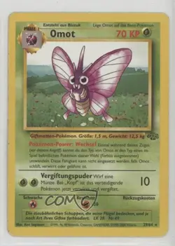 Venomoth German Pokemon Jungle #29 1999 - Image 1