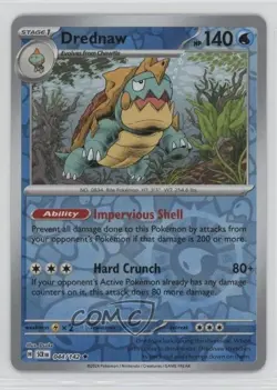 Drednaw Reverse Foil Pokemon SV07: Stellar Crown #044 - Image 1