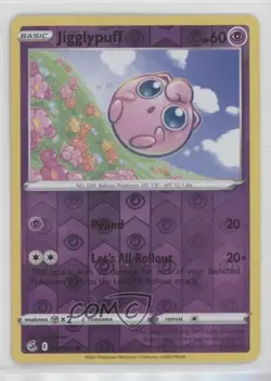 Jigglypuff Reverse Foil Pokemon Sword & Shield Fusion Strike #110 - Image 1