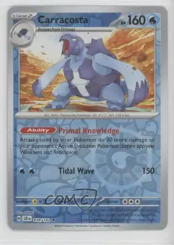 Carracosta Reverse Foil Pokemon SV07: Stellar Crown #038 - Image 1