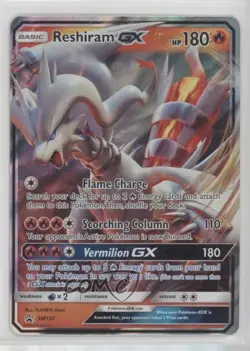 Reshiram GX Pokemon Sun & Moon Black Star Promo #SM137 - Image 1