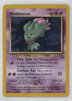 Misdreavus Pokemon WOTC Black Star #39 1999 - Image 1