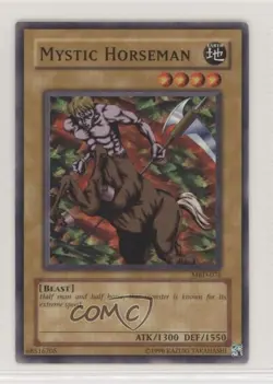 Mystic Horseman Unlimited YuGiOh Metal Raiders #MRD-076 2002 - Image 1