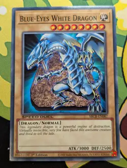 Blue-Eyes White Dragon - SBCB-EN087 - Common - Yugioh - Image 1