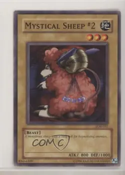 Mystical Sheep #2 YuGiOh Legend of Blue Eyes White Dragon #LOB-037 2002 - Image 1