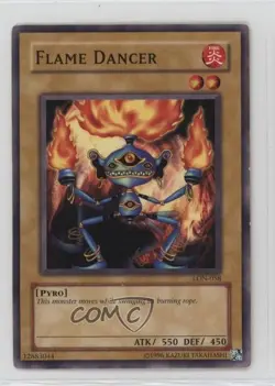 Flame Dancer Unlimited YuGiOh Labyrinth of Nightmare #LON-058 2003 - Image 1