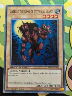 Gazelle the King of Mythical Beasts SBCB-EN042 - Common - Yugioh - Image 1
