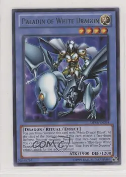 Paladin of White Dragon Unlimited YuGiOh Seto Kaiba Duelist Pack #DPKB-EN024 - Image 1