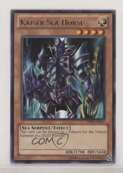 Kaiser Sea Horse Unlimited YuGiOh Seto Kaiba Duelist Pack #DPKB-EN017 2010 - Image 1