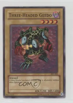 Three-Headed Geedo Unlimited YuGiOh Pharaoh's Servant #PSV-002 2002 - Image 1