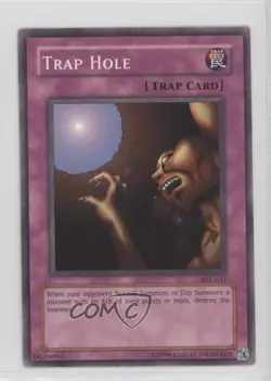 Trap Hole Unlimited YuGiOh Starter Deck Yugi Evolution #SYE-041 2004 - Image 1