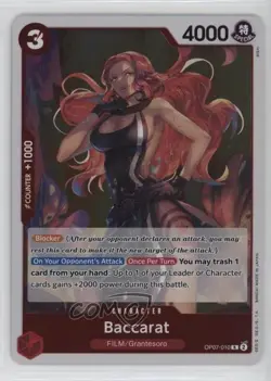 2024 One Piece Card Game: 500 Years in The Future OP07 R Baccarat #OP07-010 - Image 1