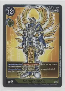 2021 Digimon Card Game - Classic Collection Rare Seraphimon #EX1-031 - Image 1