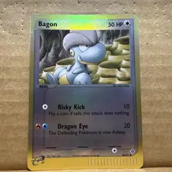 Bagon 50/97 Reverse Holo EX Dragon Pokemon Card E Series NM - Image 1