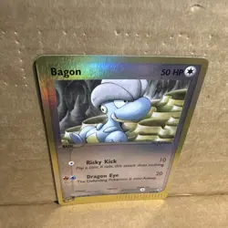 Bagon 50/97 Reverse Holo EX Dragon Pokemon Card E Series NM - Image 4