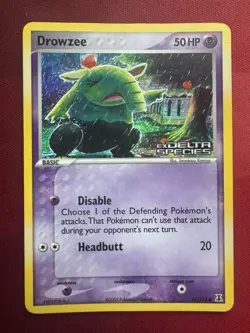 DROWZEE 67/113 EX Delta Species REVERSE HOLO RH Pokemon TCG card LP - Image 1