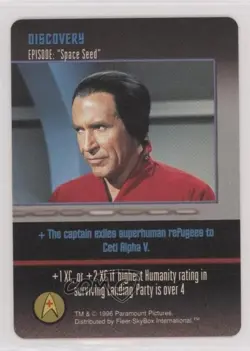 1996 Star Trek - The Card Game Discovery Episode: Space Seed - Image 1