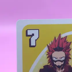 Eijiro Kirishima/ My Hero Academia Card Game UNO Japanese Toei Anime Rare YE a - Image 3