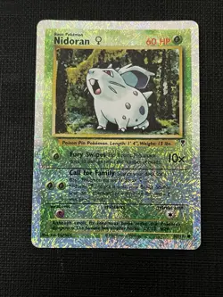Pokemon TCG Nidoran 82/110 Legendary Collection Reverse Holo Card - Image 1