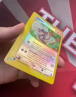 AIPOM 67/147 Aquapolis REVERSE HOLO RH E-Series Pokemon TCG card MP-LP - Image 2