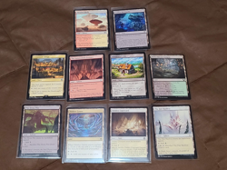 MTG Uncommon lands x10 The Dross Pit/Crossroads Village/Hidden Courtyard - Image 1