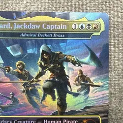 Edward, Jackdaw Captain Secret Lair SLD #1561 MTG Admiral Beckett Brass NM Foil - Image 3
