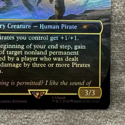 Edward, Jackdaw Captain Secret Lair SLD #1561 MTG Admiral Beckett Brass NM Foil - Image 5