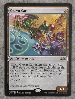 Clown Car 1x - Unfinity - Magic the Gathering MTG Rare - LP - Image 1