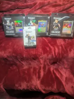 MTG Magic the Gathering Final Fantasy Commander Deck Lot. Factory Sealed. - Image 2