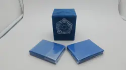 GelloGelly Card Deck Box for MTG Cards 200 Storage for TCG Trading Game Blue - Image 5