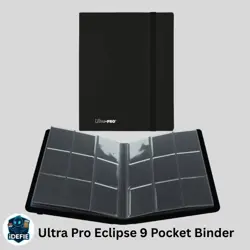 Ultra Pro Eclipse 9 Pocket Binder Black | TCG Trading Card Album MTG Pokemon - Image 1