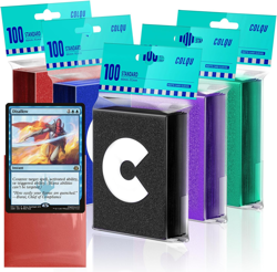 500Ct Matte Card Sleeves, 5 Colors Magic Card Sleeves, MTG TCG Deck Sleeve for T - Image 1