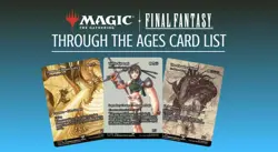 Final Fantasy MTG Through the Ages - SINGLE CARDS- $10 DOLLAR minimum order FOIL - Image 1