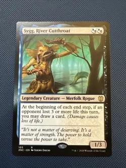 MTG Sygg, River Cutthroat - Commander: Zendikar Rising (ZNC) NM - Image 1