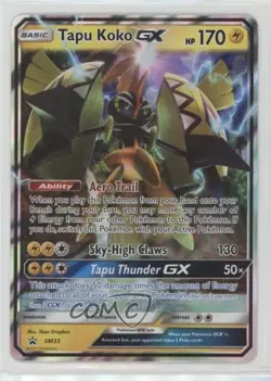 Tapu Koko GX Pokemon Sun & Moon Black Star Promo #SM33 - Image 1