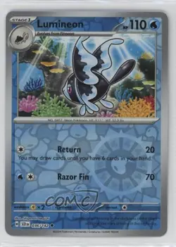 Lumineon Reverse Foil Pokemon SV07: Stellar Crown #036 - Image 1