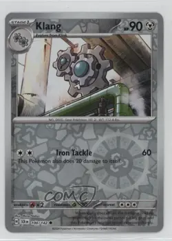 Klang Reverse Foil Pokemon SV07: Stellar Crown #100 - Image 1